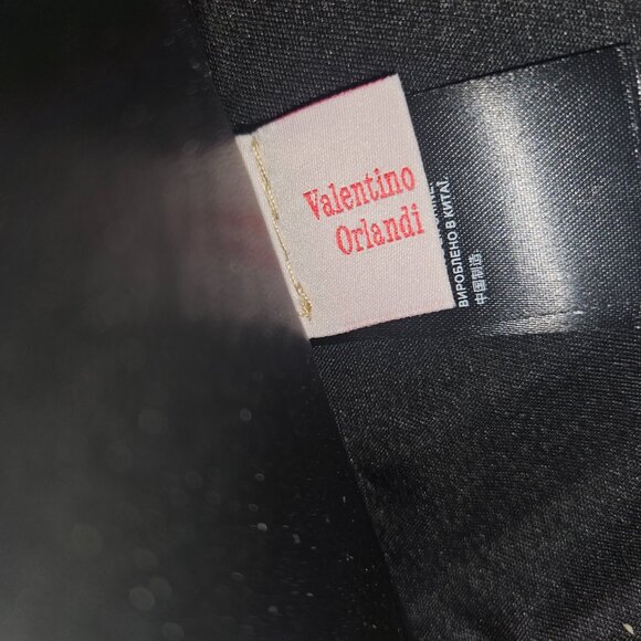 Valentino Orlandi Black Crossbody Bag w/ Wallet NWT Includes cute Bag charm - Picture 11 of 11